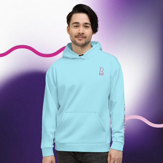 Rize Sky Blue "Flamingo Edition" Full Cover Unisex Hoodie